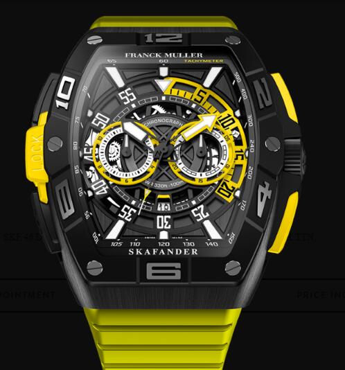 Review Buy Franck Muller Skafander Chronograph Replica Watch for sale Cheap Price SKF 46 DV CC DT TTNRBR TTNR (JA)